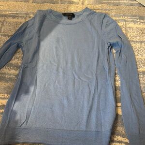 J. Crew Light Blue Crewneck Sweater